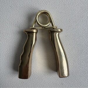 Vintage Brass Hand Gripper Paperweight